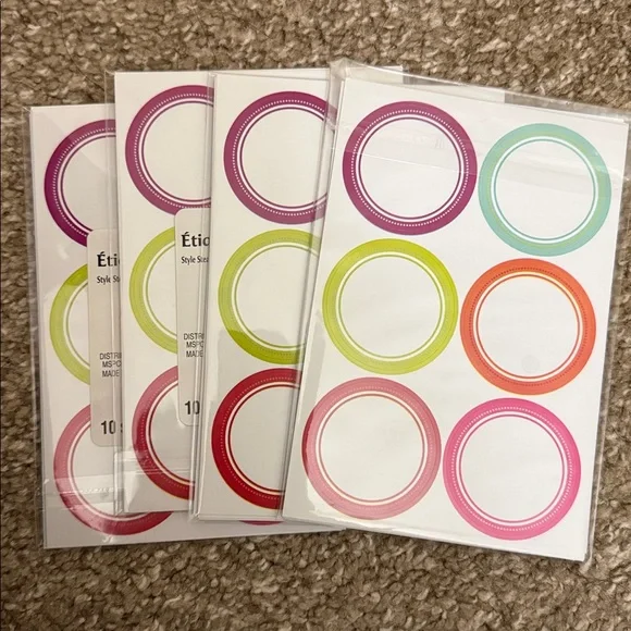 Colorful Label Sticker Set - Picture 5 of 8